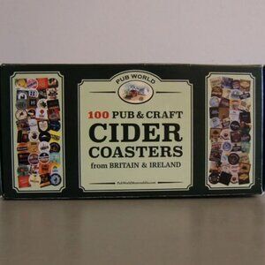 100 PUB & CRAFT CIDER COASTERS From BRITAIN & IRELAND Pub World Memorabilia NEW